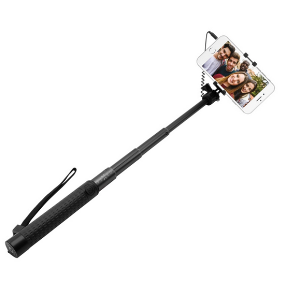 Teleskopický selfie stick FIXED v luxusním hliníkovém provedení - INT88