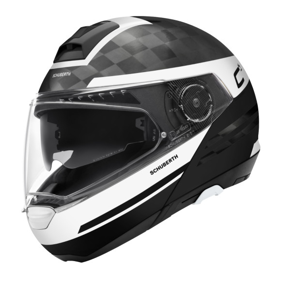 Vyklápěcí přilba SCHUBERTH C4 PRO CARBON Tempest White 